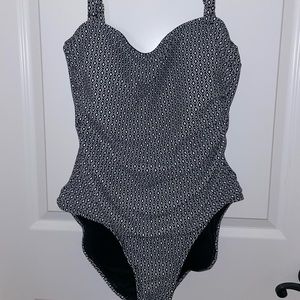 DKNY one piece bathing suit